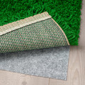 MARKERAD Rug, high pile, green, 133x195 cm