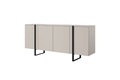 Four-Door Cabinet Verica 200cm, cashmere/black legs