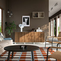 BESTÅ Storage combination with drawers, white/Lappviken/Stubbarp walnut effect, 180x42x74 cm