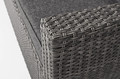 Large Garden Corner Sofa, Set with table, dark grey