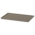 KUGGIS Lid, dark grey-beige, 26x35 cm