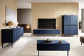 Wall-mounted TV Cabinet Nicole 200 cm, dark blue