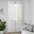 SOTSTÄVMAL Sheer curtains, 1 pair, white, 145x300 cm
