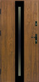 External Door Entrance Door Splendoor Ebro Passive 90, left, walnut