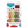 Starpak Jumbo Colour Pencils 6pcs + Sharpener