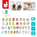 Janod Bath Time Letters and Numbers 36pcs 2+