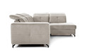 Corner Sofa-Bed Right Belavio L Vogue 2 Beige