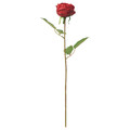 SMYCKA Artificial flower, in/outdoor/Rose red, 52 cm