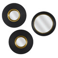 Set of 3 Mirrors Eye, black