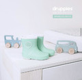 Druppies Rainboots Wellies for Kids Newborn Boot Size 23, pastel mint