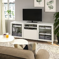 BESTÅ TV bench with doors and drawers, white/Lappviken/Stubbarp Sindvik, 180x42x74 cm