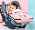 Dooky Car Seat Footmuff 0-9m, Frosted Pink Sapphire