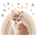 Wall Sticker 83x119cm - Fox