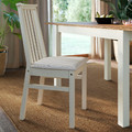 ÅLHULT / ÅLHULT Table and 4 chairs, beige/brown/Kabusa light beige beige, 120/170x80 cm