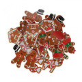 Self-Adhesive Gingerbread Man Decorations, 35 pcs