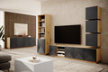 Shelving Unit Asha, artisan / rivier stone matt