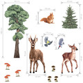 Wall Sticker Set - Forest Animals II