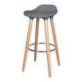 Cooke & Lewis Bar Stool Shira, grey