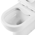GoodHome Close-coupled Rimless Toilet with Soft Close Seat Cavally 3/6L, vertical