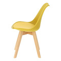 Dining Chair Norden Cross PP, yellow