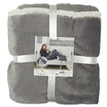 Blanket with Foot Pocket, grey