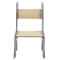 Children's Chair Dino, grey/natural