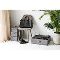 Set of 3 Storage Boxes Dark Gray