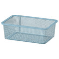 TROFAST Mesh storage box, grey-blue, 20x30x10 cm