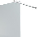 GoodHome Walk-in Shower Panel Beloya 90cm, chrome/mirror glass