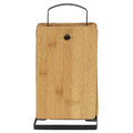 Bamboo Cutting & Serving Boards, Set of 6 with Stand