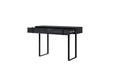 Modern Console Table Dresser Dressing Table Verica, charcoal/black legs