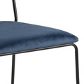 Chair Cornelia VIC, navy blue