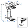 TÄCKNAN Ind hob/int extractor w recirc kit, IKEA 500/black