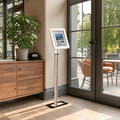 Maclean Stand Handle Advertising for Tablet Floor Lockable Universal MC-645
