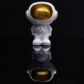Astronaut Organizer Figurine, white/gold