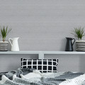 GoodHome Fleece Wallpaper Agat, plain, light grey