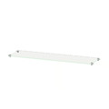 BESTÅ Glass shelf, glass, 56x16 cm