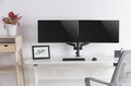 Gembird Adjustable Desk 2-display Mounting Arm for Monitors 17-32" 9kg