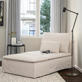 SÖDERHAMN Chaise longue, Gransel natural colour