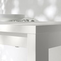 VIHALS Table, white/white, 74x74 cm