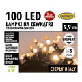 Christmas Lights 100 LED Bulinex 9.9 m, outdoor, warm white