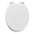 GoodHome Soft-close Toilet Seat Pilica MDF, white