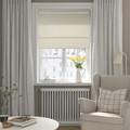 RINGBLOMMA Roman blind, beige, 80x160 cm