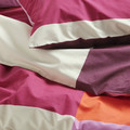 BRUNKRISSLA Duvet cover and pillowcase, pink, 150x200/50x60 cm