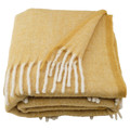 KLIPPOXEL Throw, beige-yellow, 130x170 cm