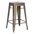 Bar Stool Paris 66cm, metallic