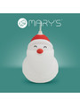 MARY'S LED Santa Claus Night Light with RGB, White