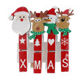 Decorative Christmas Clothespins, 7 cm, Mixed Designs, 4 pcs