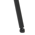 Set of Dining Chairs with Armrests, black