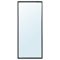 NISSEDAL Mirror, black, 65x150 cm
